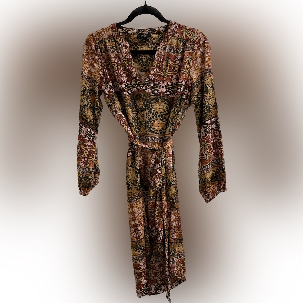 Jessica Simpson hi low dress w/tie